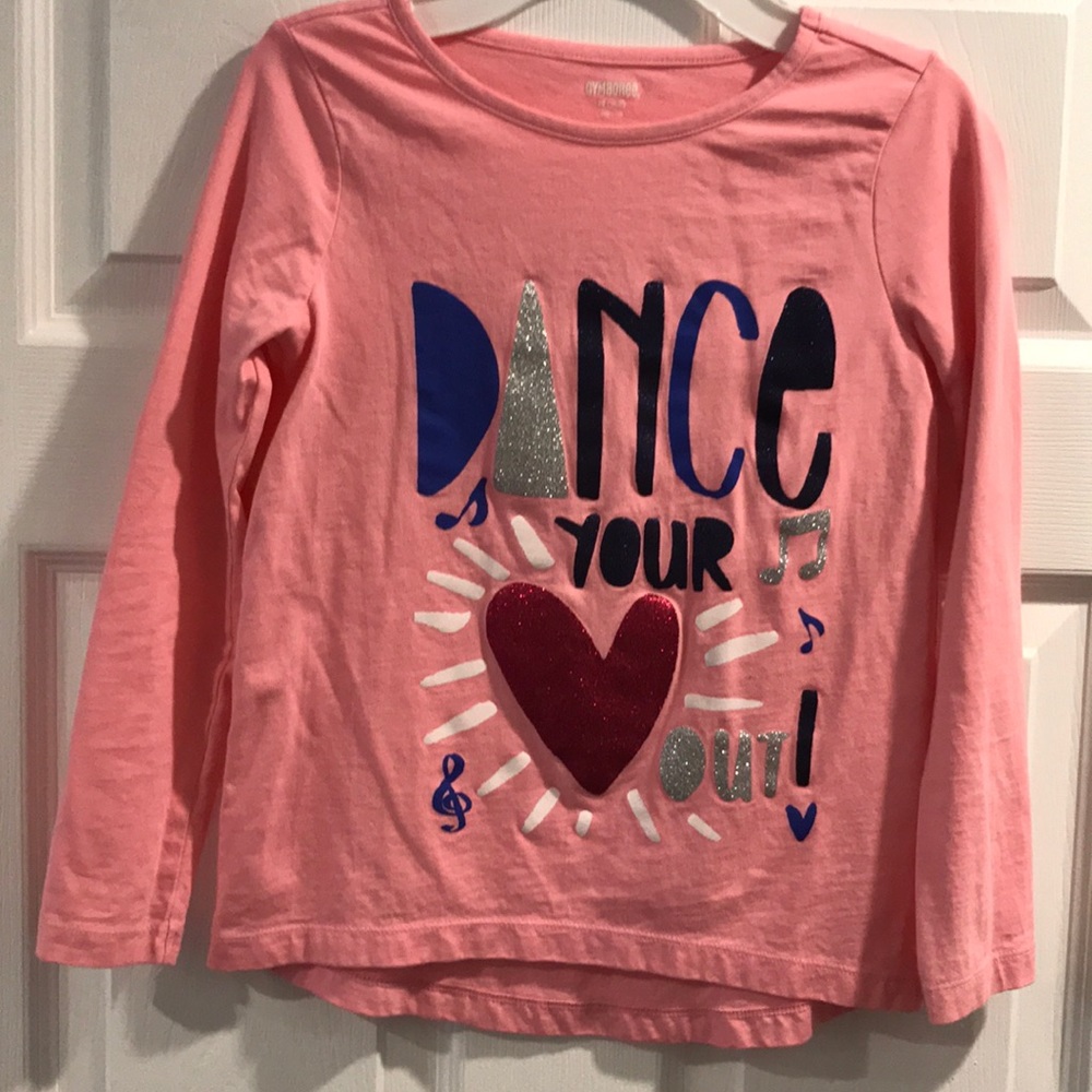 Gymboree Girls Pink Dance Shirt